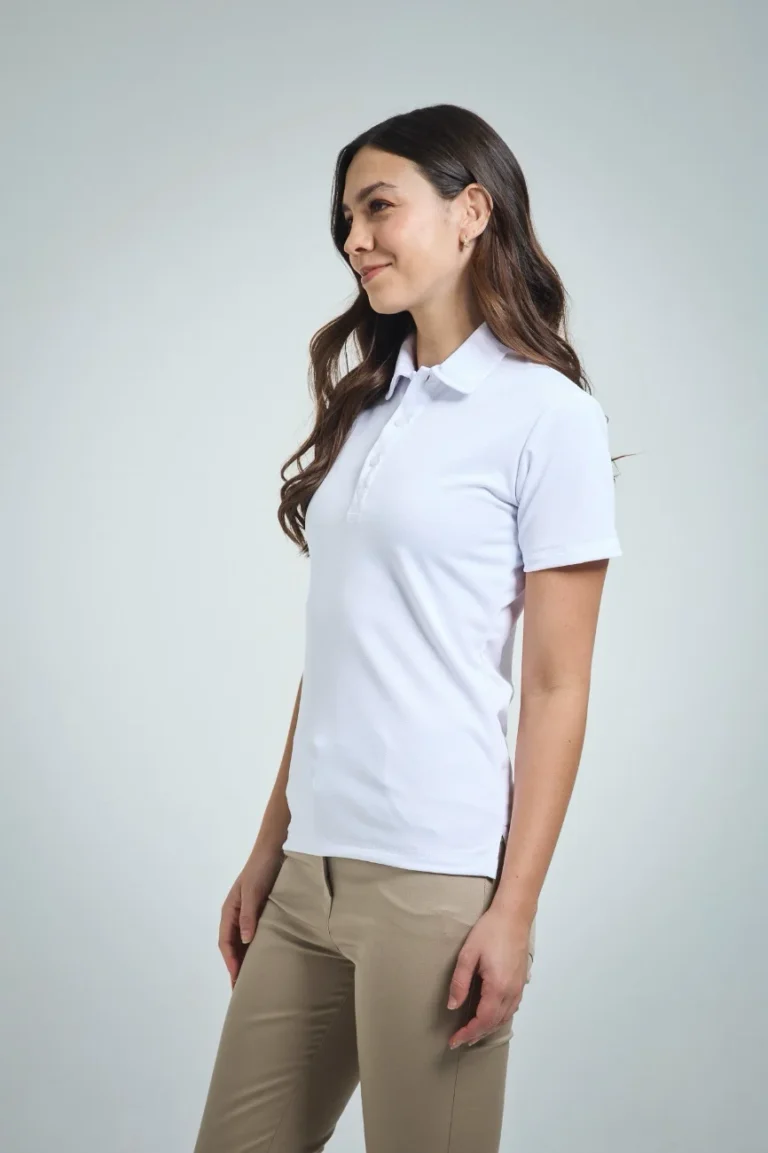 Camiseta Polo mujer Blanca-2